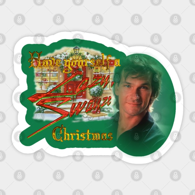 Have Yourself A Lazy, Swayze Christmas Sticker by ifowrestling